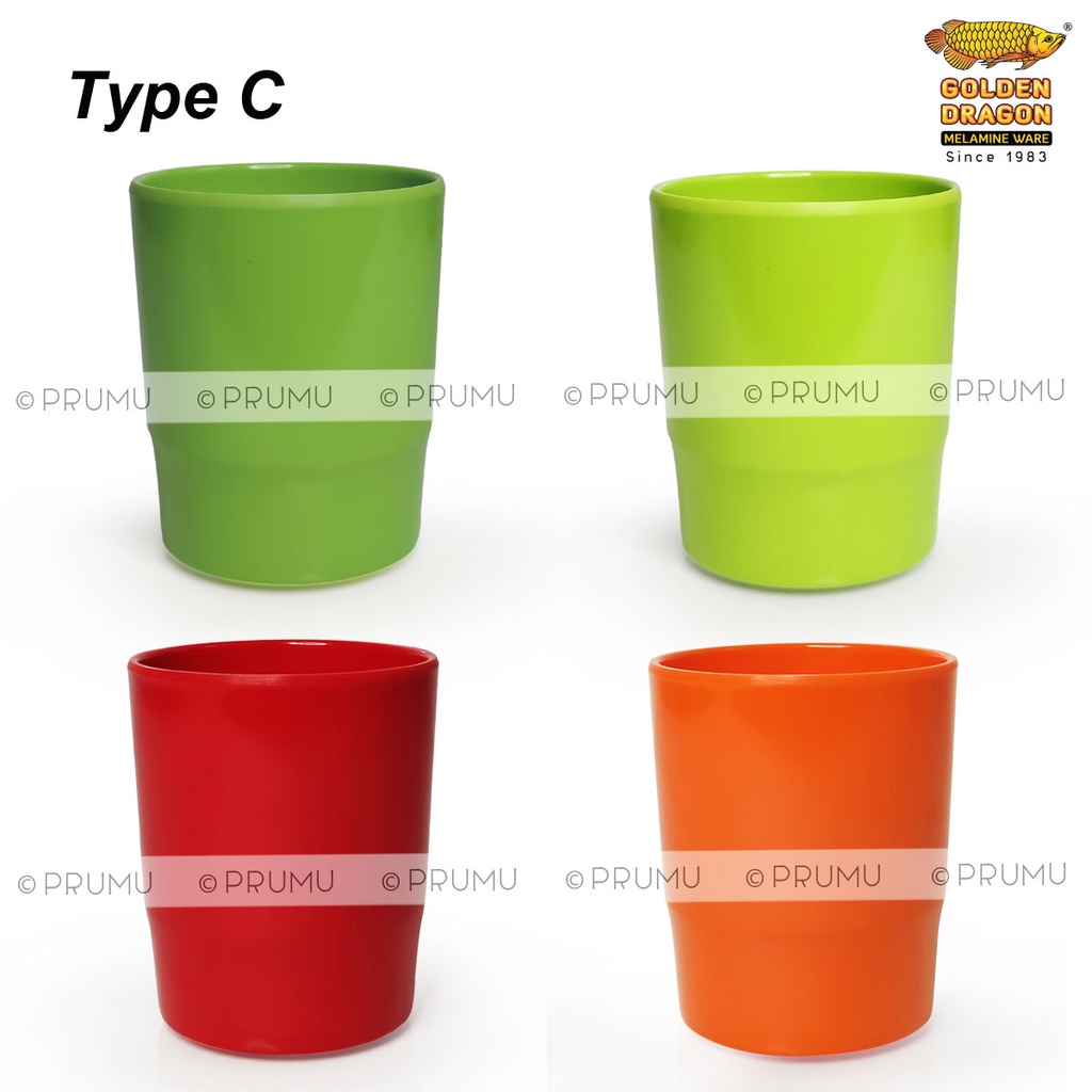 Gelas Melamin - Gelas Minum - Gelas Kecil Melamine - Gelas Kopi - Gelas Teh - Gelas Warna