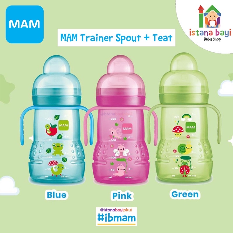 MAM Trainer Bottle Spout + Teat - Botol Minum Bayi