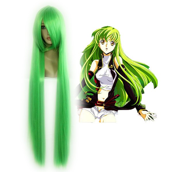 Wig MCoser Green / Hijau 100 cm 026-A - Code Geass - C.C