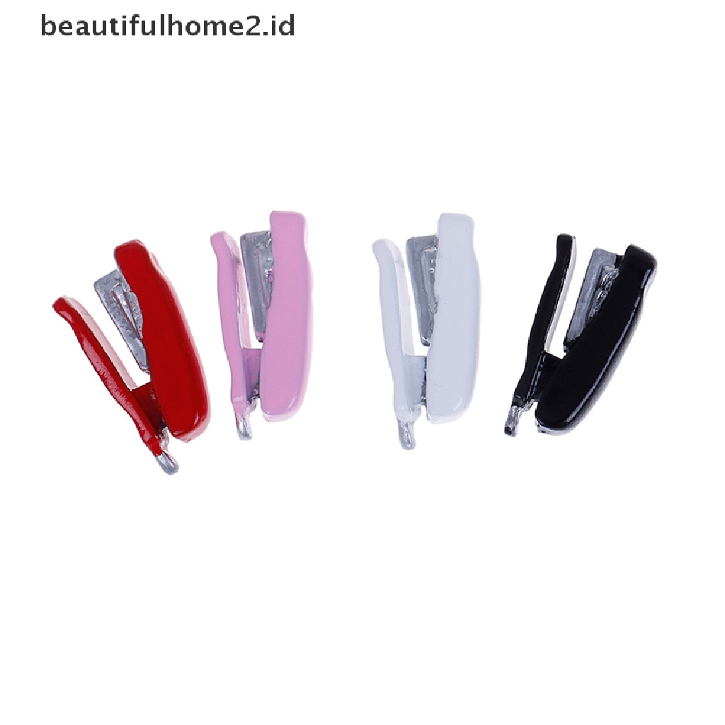 (Beautifulhome2) Buku Literatur Bahasa MandarinId Miniatur Stapler Metal Skala 1: 12 Untuk Rumah Boneka