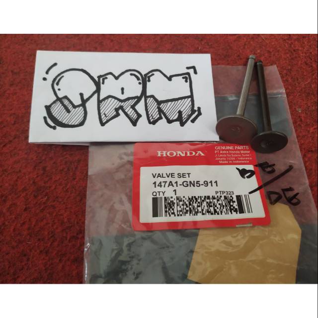 Klep grand supra win mio original honda