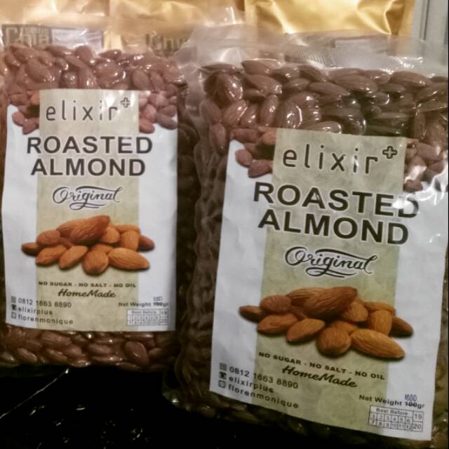 

Roasted Almonds 1kg (almond panggang)