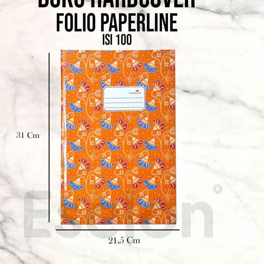 

HARGA GROSIR >> Buku Tulis Hardcover Folio Paperline 100lembar / Folio 100lbr