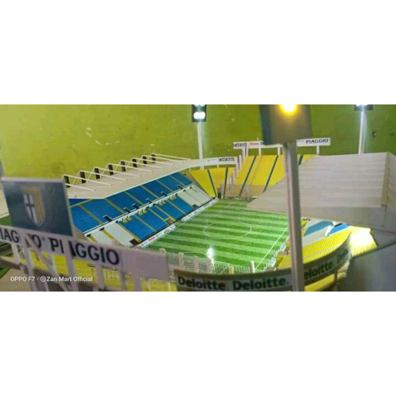 Miniatur Stadion Enio Tardini Handmade Hobby Club Eropa Maket Stadion
