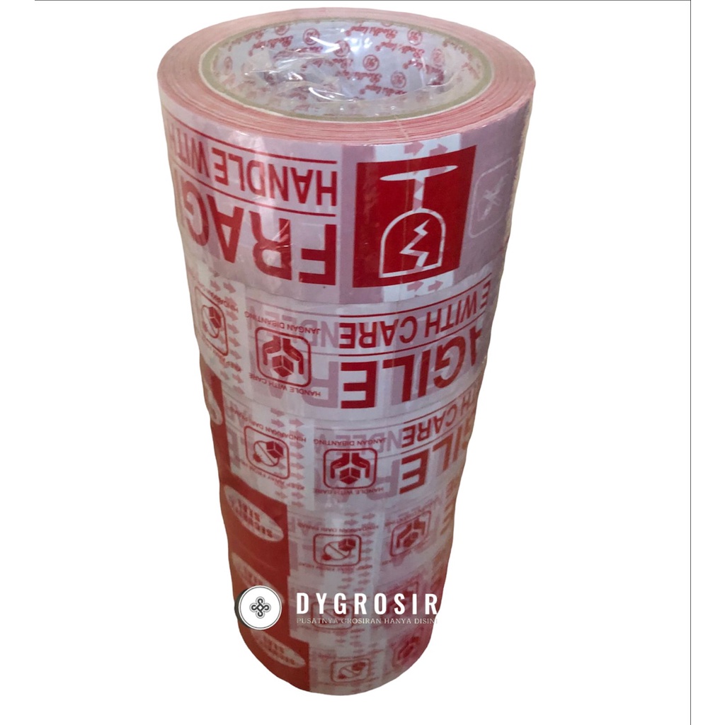 

(1PCS) DY ~INSTANT/SAME DAY/REGULER~ LAKBAN FRAGILE BODHI TAPE PUTIH MERAH 45mm X 72 yard Termurah Berkualitas Setara Daimaru