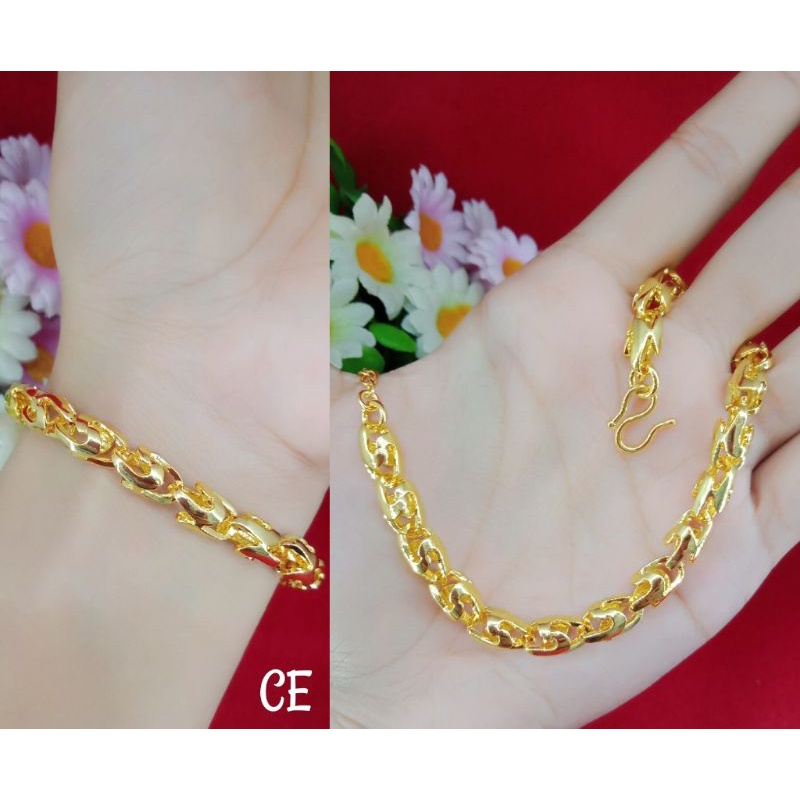 Gelang tangan wanita dewasa emas muda kadar 35%