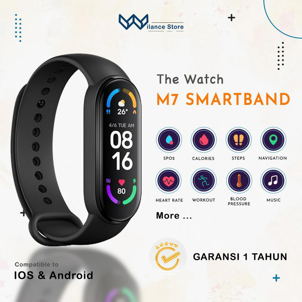 SMARTWATCH M7 Fitness Sport Bracelet Play Music For Men Women support Android $ IOS