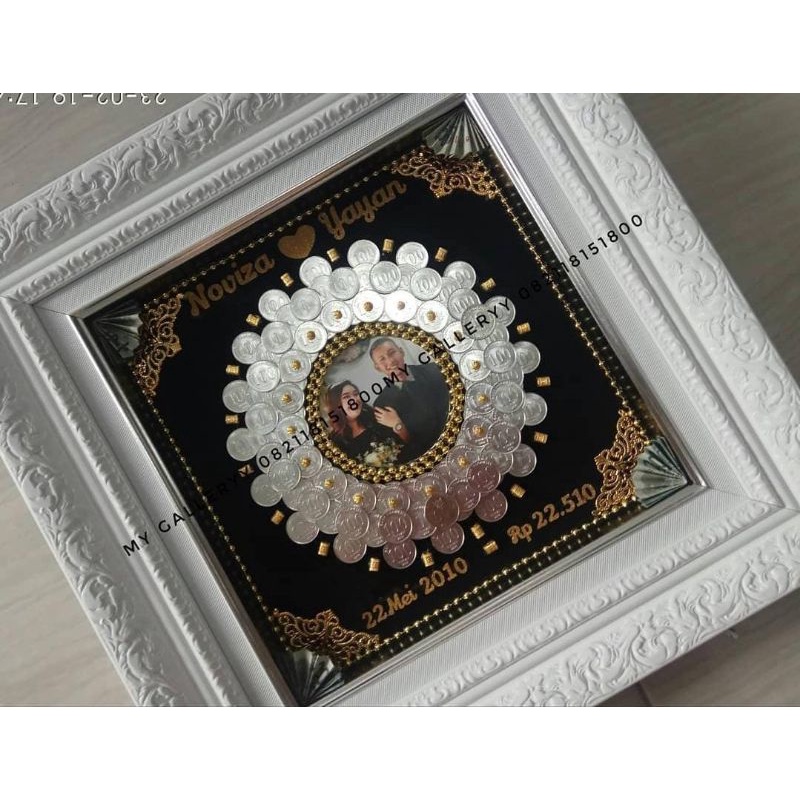 Mahar/mahar bingkai/mas kawin/seserahan/hits/viral/new/murah/bingkai mahar/rustik/