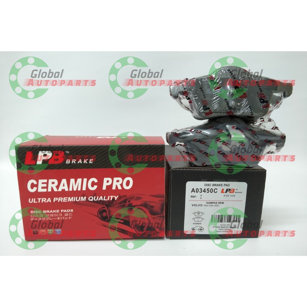 KAMPAS REM BELAKANG (BRAKE PAD-RR) VOLVO S80 LPB