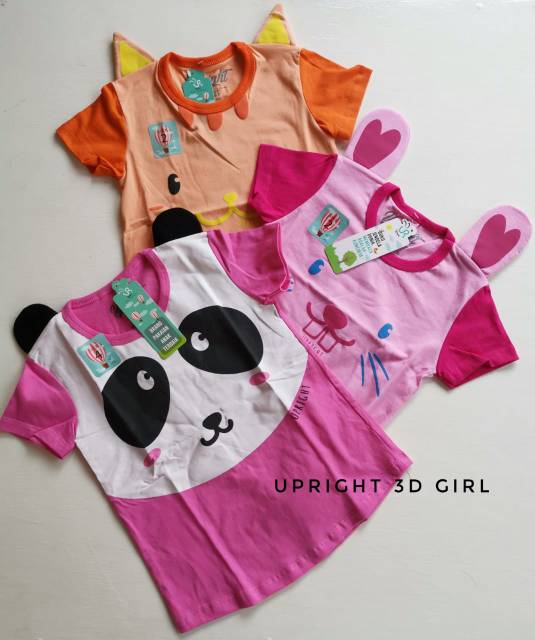Panda tshirt for girls by upright | DUO KRUCILS