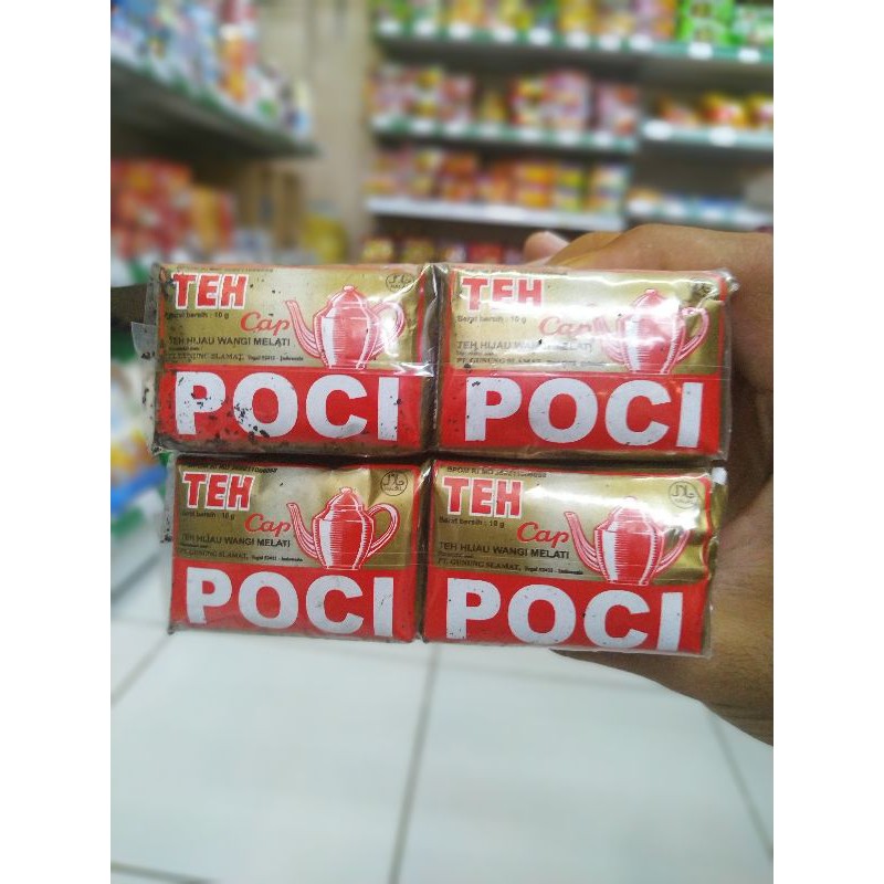 

Teh Poci - Teh Hijau Wangi Melati | 1 pack isi 10 pcs