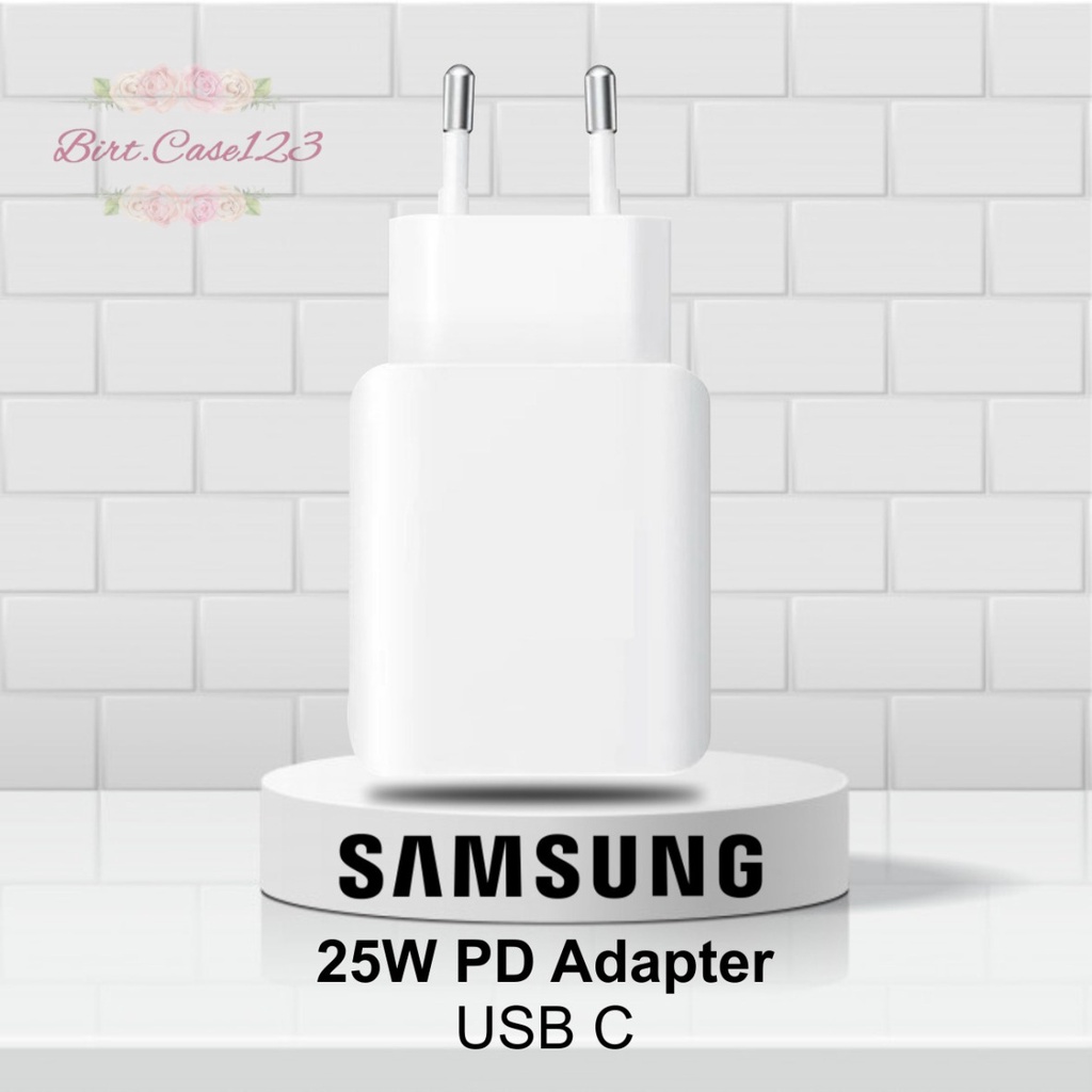 Batok adaptor Charger SAMSUNG 25 WAT NOTE 20 20+ 20 10 10+ ULTRA S21 S21+ S20 S20+ A80 ULTRA SUPER FAST CHARGING bergaransi  1 bulan BC6198