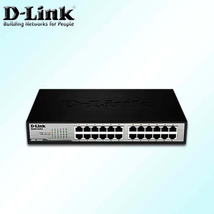 D LINK DGS 1024C 24 Port 10 100 1000 Mbps Unmanaged Switch