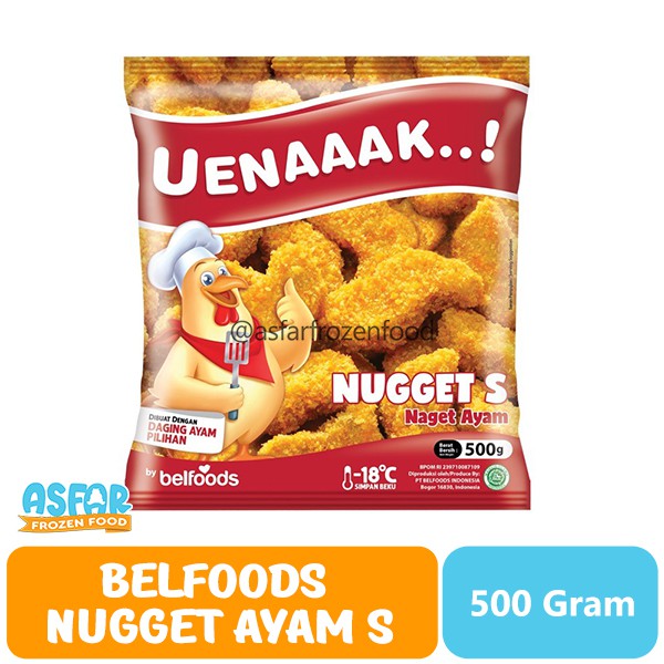 

Belfoods Nugget Ayam S 500 gr