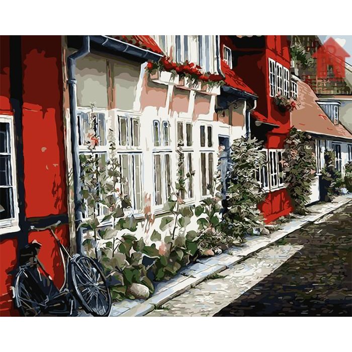 

Diy - Set Melukis / Painting By Number Kit - Town 40X50Cm. Part-1 Murah Meriah Ready