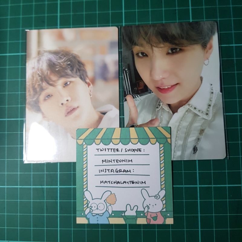 BTS SUGA YOONGI SYS SPEAK YOURSELF TOUR FINAL RING ONEUL CLIPBOARD PC PHOTOCARD MPC