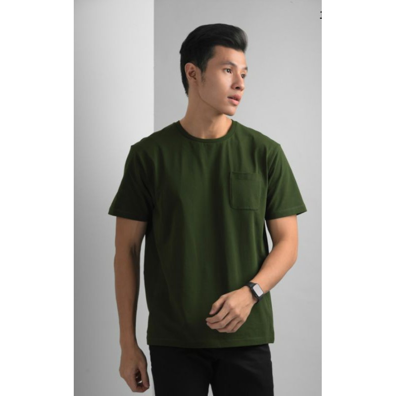 MALE.ID KAOS POCKET TEES ARMY