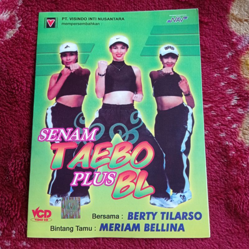 KASET VCD DVD ORIGINAL SENAM TAEBO PLUS BL OLEH BERTY TILARSO & MERIAM BELLINA