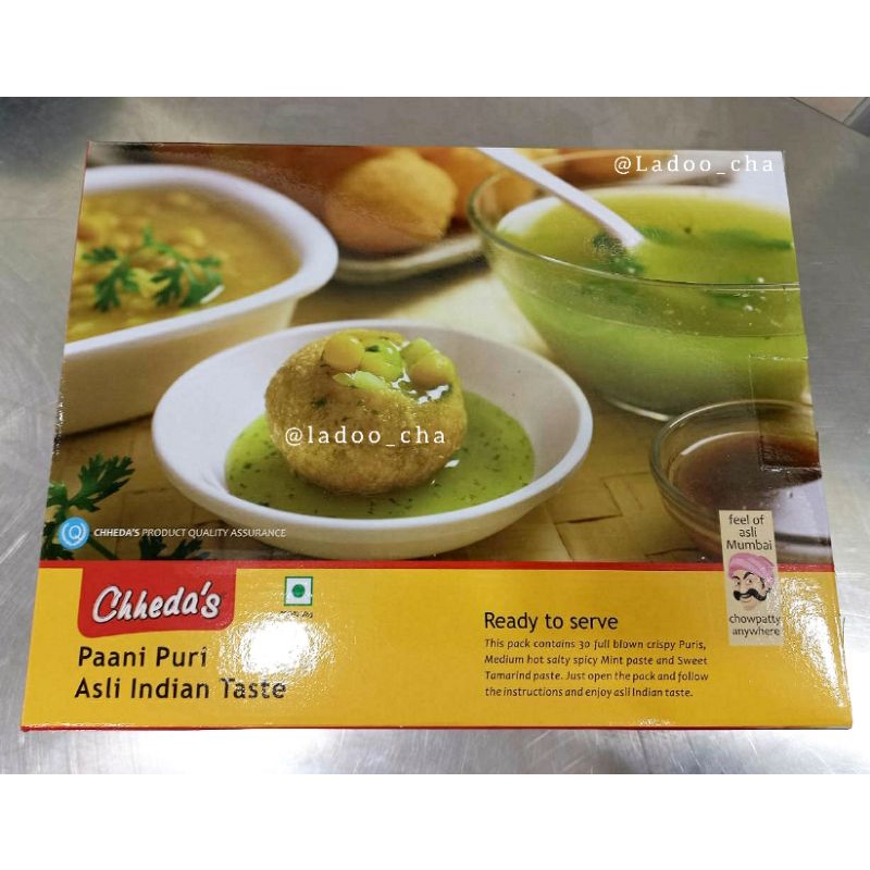 Pani Puri Siap Saji Makanan India