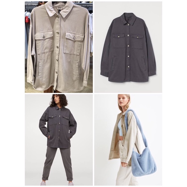 H&M JACKET JEANS TWILL SHIRT SISA SALE COUNTER