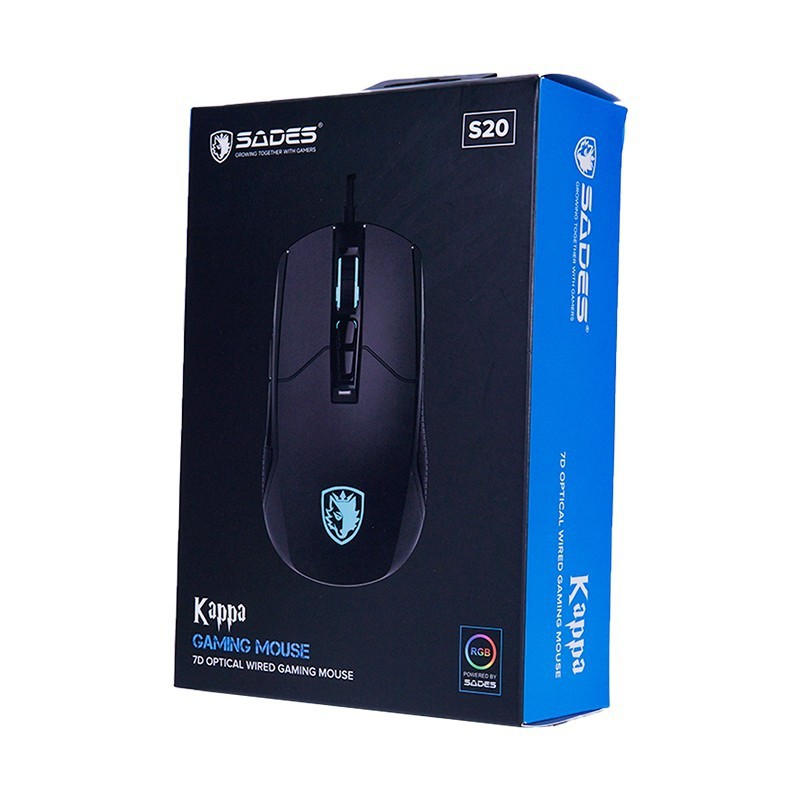 Sades Kappa S20 Mouse Gaming RGB PMW 3325