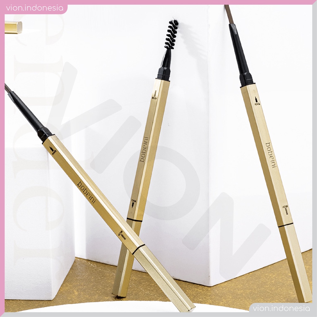 BOBEINI Gold Double Head Eyebrow Long Lasting 6 Colors Tahan Lama Original BO004