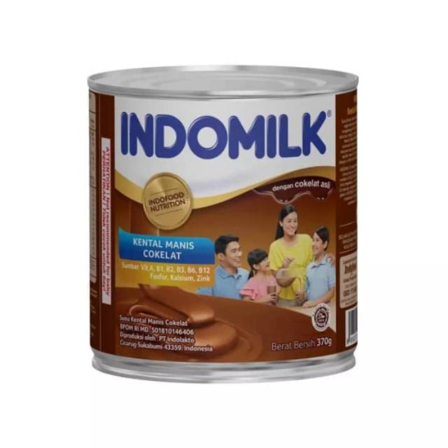 

Indomilk SKM Krimer Susu Kental Manis Coklat Kaleng 370gr