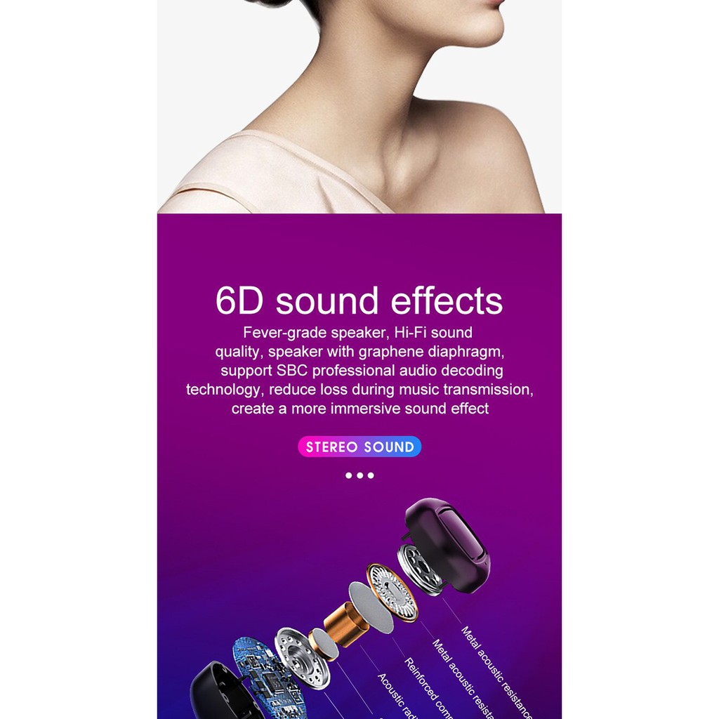 HMB-11 TWS Sport Bluetooth HMB11 Earphone True Wireless Stereo