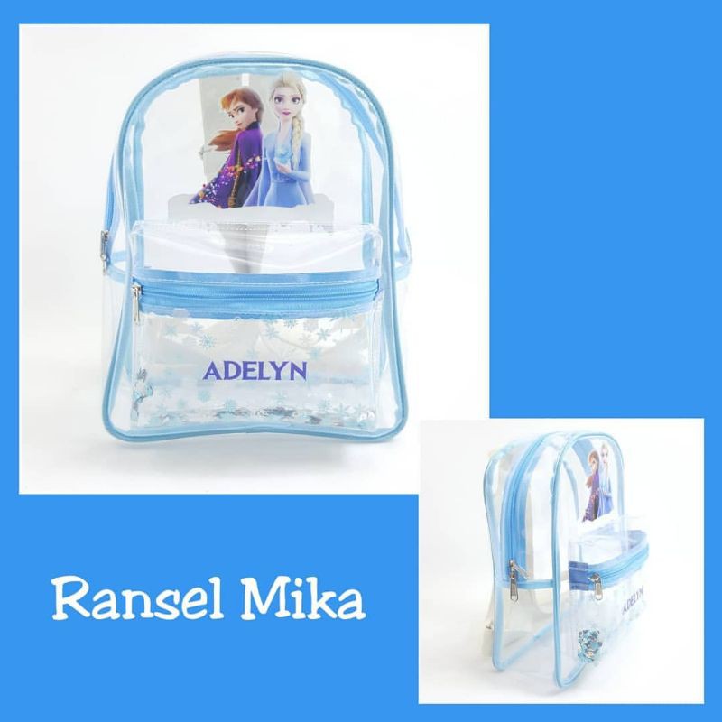 

Hampers/Souvenir Ulang Tahun/Aqiqahan/Tasyukuran/Natal/Baby One Month/Tas/Ransel Mika Sparkle Custom