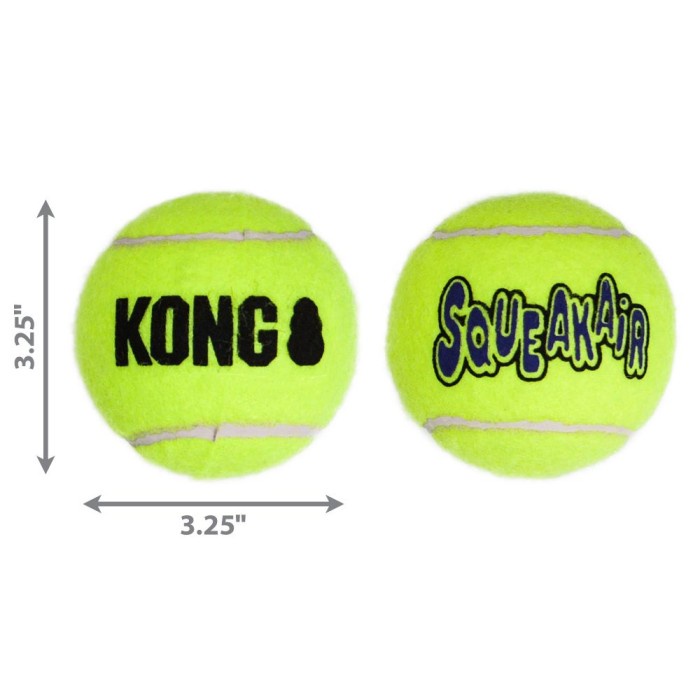 KONG - SqueakAir Balls / Bola Mainan Anjing Kuat