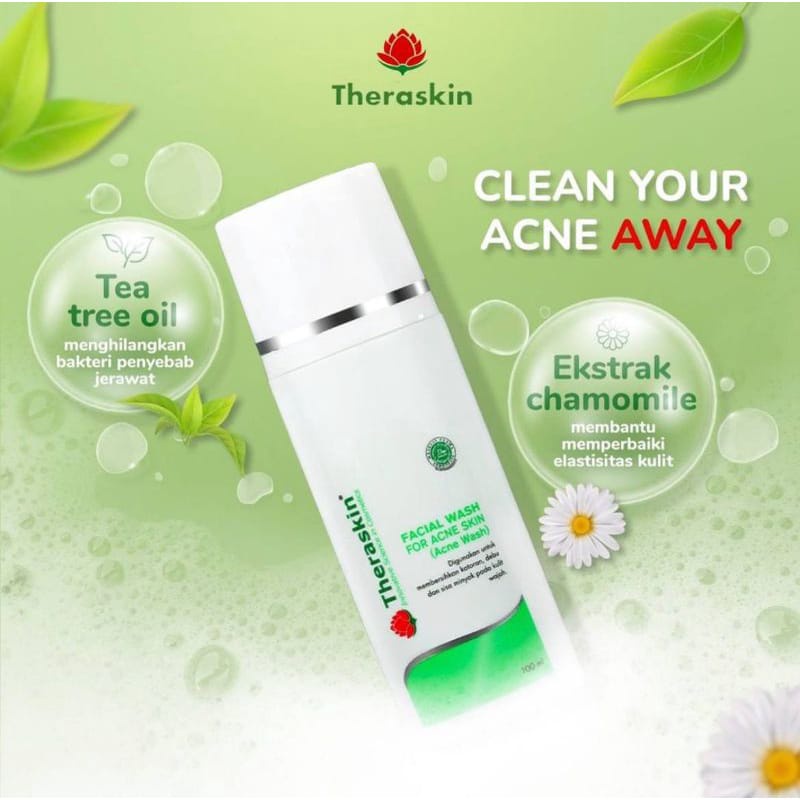 THERASKIN FACIAL WASH ACNE / Acne Wash Theraskin /Theraskin Acne Toner