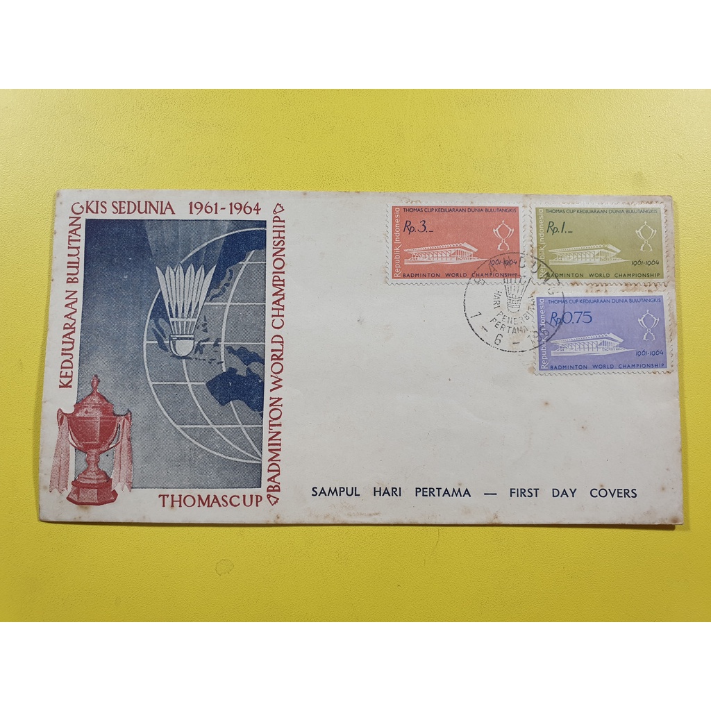 

Perangko SHP Kejuaraan BuluTangkis Sedunia Tahun 1964