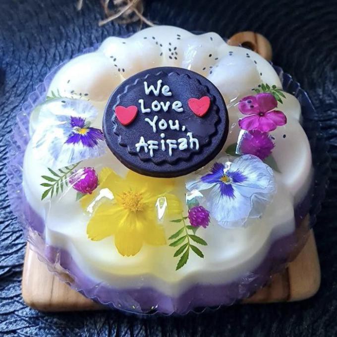 

Best Seller Edibleflowers Pudding Uk.20Cm