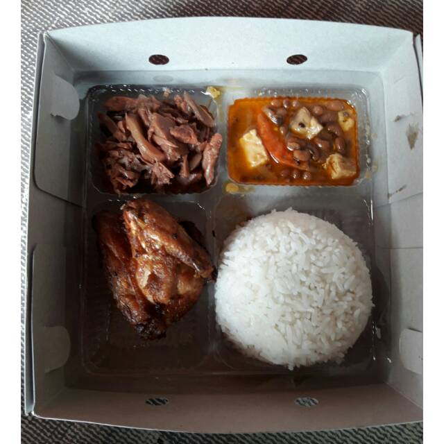 Paket Nasi Box Gudeg Dan Ayam Bacem Shopee Indonesia