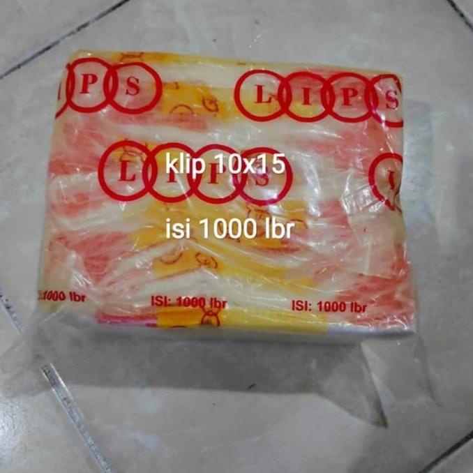 PLASTIK KLIP UK 10X15 ( ISI 1000LBR ) PLASTIK OBAT ,PLASTIK KLIP
