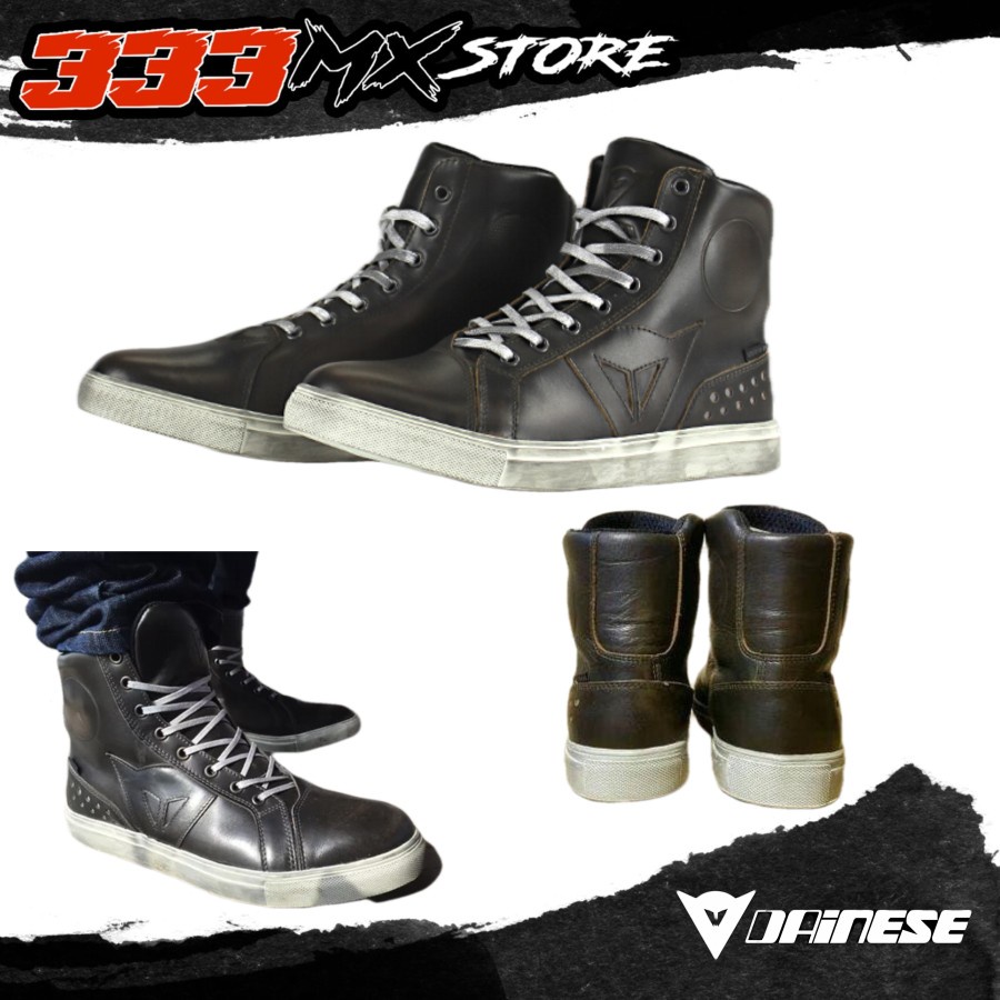 SEPATU MOTOR WATERPROOF DAINESE STREET ROCKER DWP SEPATU TOURING