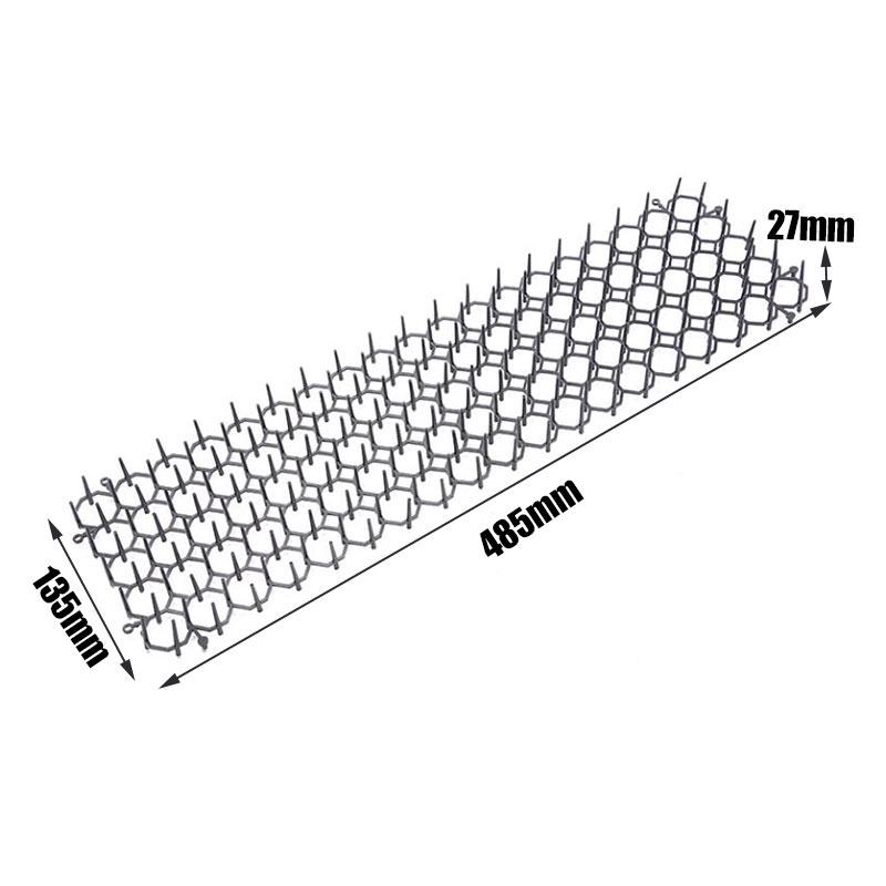 1 Pc Tikar Strip Penggali Penolak Kucing Ukuran 13cm X 49cm Untuk Taman