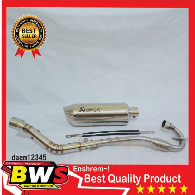 KNALPOT Akrapovic buat motor CRF150,KLX150, KLX BF,dll