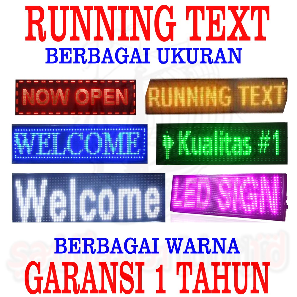 RUNNING TEXT / RUNNINGTEXT / MODULE / TERMURAH