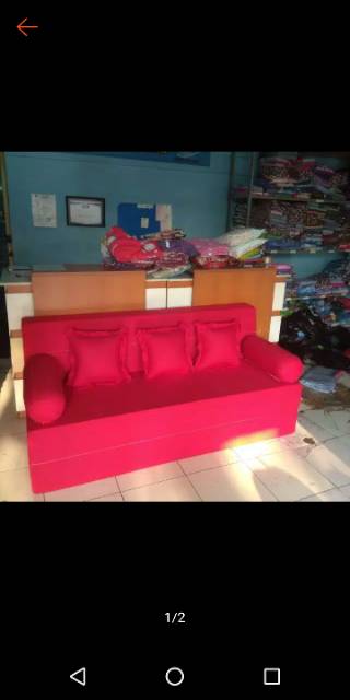 Cover/sarung kasur sofabed uk:200x160x20/200x180x20
