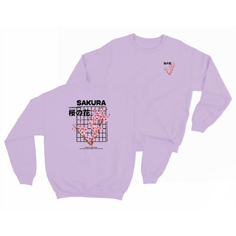 Sweater crewneck unisex (Sakura)