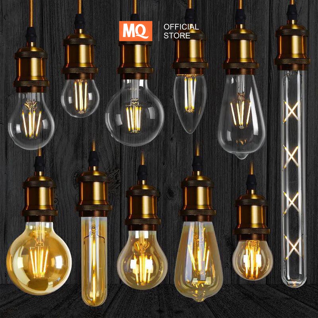 MQ BOHLAM CAFE ST64 4W LED PALING KEREN LAMPU FILAMEN LED 4W  FILAMEN EDISON 4W