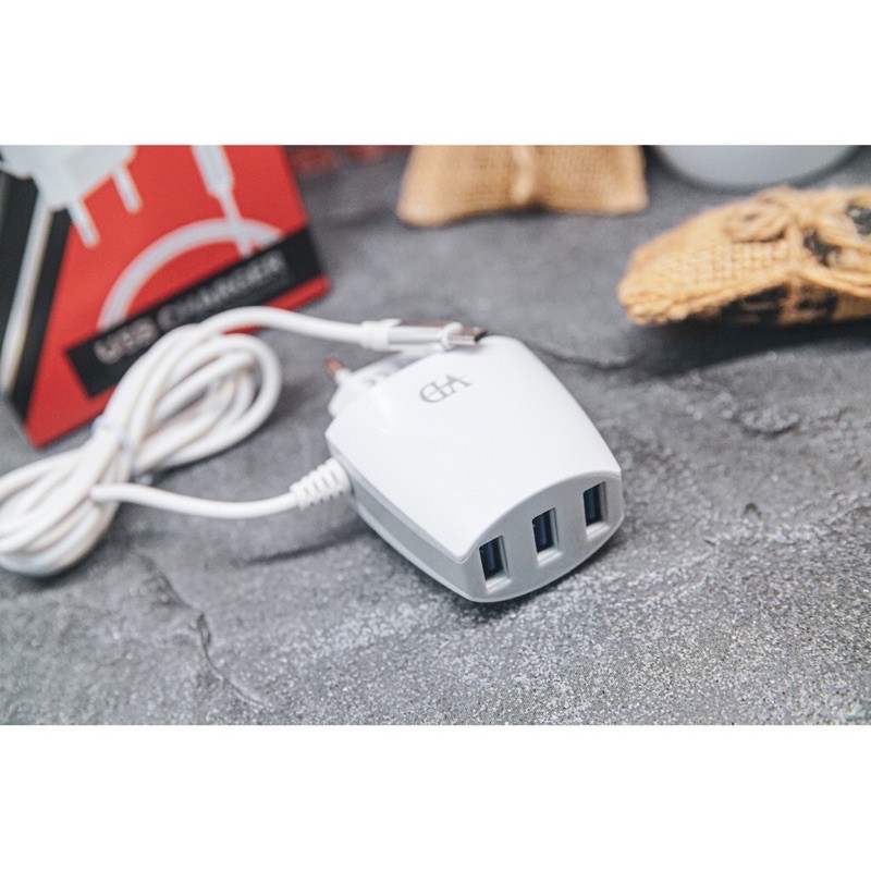 CHARGER/CAS/CASAN VODA RT-801 4.1A 3PORT USB MICRO USB