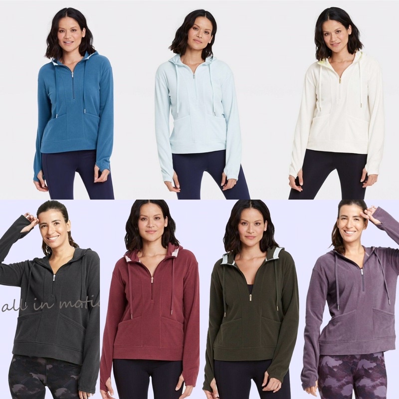 lovemecorner ALL IN MOTION MICROFLEECE HOODIE  UV CUT JAKET WANITA SWEATER SUPER COMFY READY BANYAK 