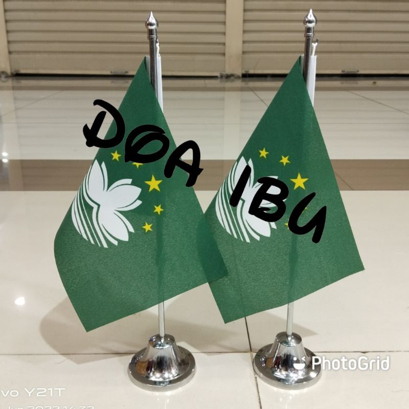 

best seller tiang stenlis meja+bendera MACAU ready stock