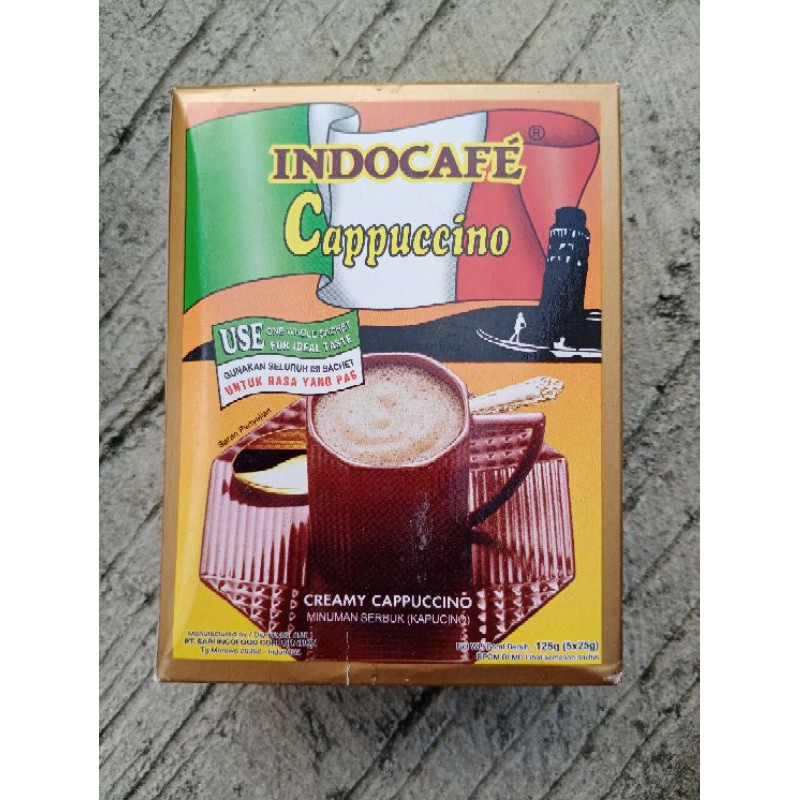 Indocafe Cappucino 1 sachet @ 25gr