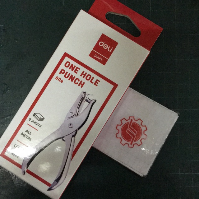 

Pembolong 1 lubang one hole punch Deli