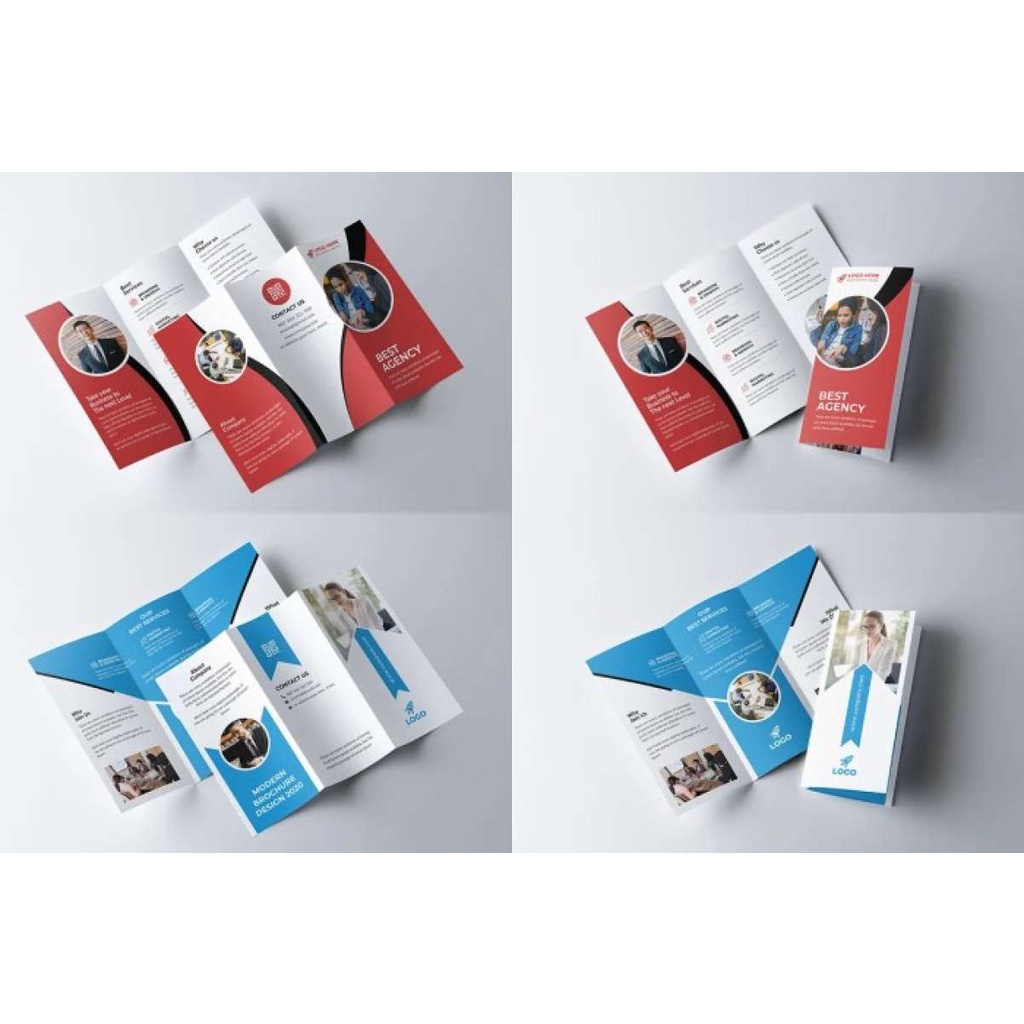 Tri Fold Brochure Bundle - Photoshop