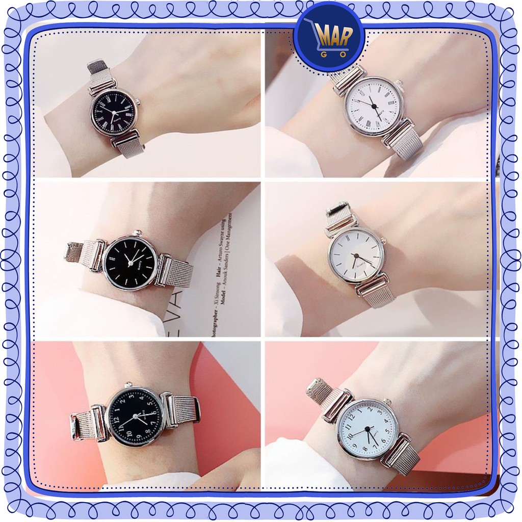 Jam Tangan Stainless Steel Jam Tangan Wanita Analog