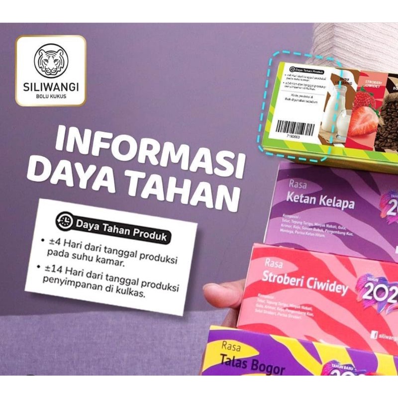 Siliwangi Bolu Kukus Varian Rasa Lengkap